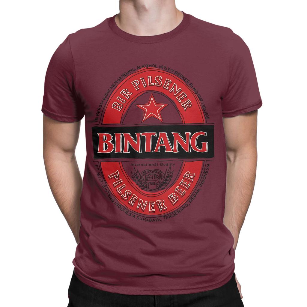 Bintang Beer Pop Graphic Funny 100 Cotton Tshirt Bintang Tops Tees For Unisex