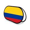 Drapeau Ovale - Publicitaire - Colombie - 70 X 120 Cm - Polyester - Impression Recto/verso