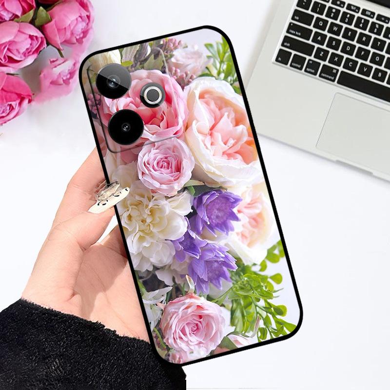 Чехол для Realme GT7 5G Модный чехол с рисунком Мягкий силиконовый чехол для телефона Для Realme GT 7 7T Чехлы GT7 T Ударопрочный корпус Бампер