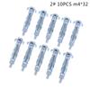 10Pcs Gypsum Board Expansion Screw Expansion Bolt