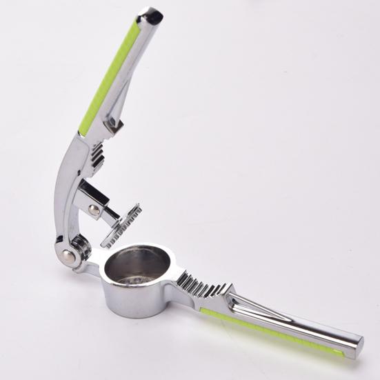 Пресс для чеснока с противоскользящей ручкой, экономящий труд, цинковый сплав, простота в эксплуатации, пресс для имбиря для домашнего хозяйства