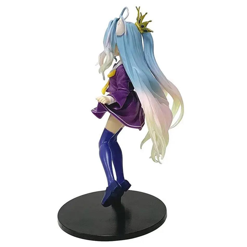 18СМ Аниме NGNL No Game No Life Белый "Фигурка Аниме ПВХ Аниме Фигурки Действия Модель Коллекция Украшение Аниме Модель Игрушка Подарок