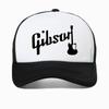 Музыкальная бейсболка Gibsons Модная повседневная с принтом гитары Gibson Солнцезащитные кепки Унисекс Женские для улицы Летние Дышащие Регулируемые кепки