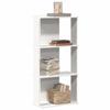 VidaXL 3-Tier Bookcase White 60x30x120 Cm Engineered Wood, Shelf, Book Shelf, Storage Shelf, 860265