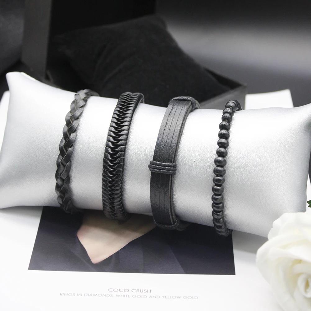 5 шт. набор новых автоматических часов для мужчин модные простые легкие роскошные кварцевые часы браслеты коробка подарок для мужчин