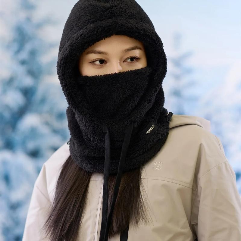 Unisex Insulated Balaclava Mask, Hood and Neckband Ski Mask Head Caps, for Cold Weather Running, Cycling and Outdoor Activities