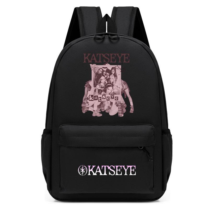 KATSEYE Korean Style Printed Kindergarten School Backpack for Kids Toddler Bookbag Lightweight Water-Resistant 60123-9