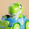 Yousheng Kids Dinosaur Car Toy Press Go Inertia Drive Detachable Dino Racing Vehicle 0-3 Toddlers Boys Girls Educational Cartoon Dinosaur Truck Toy