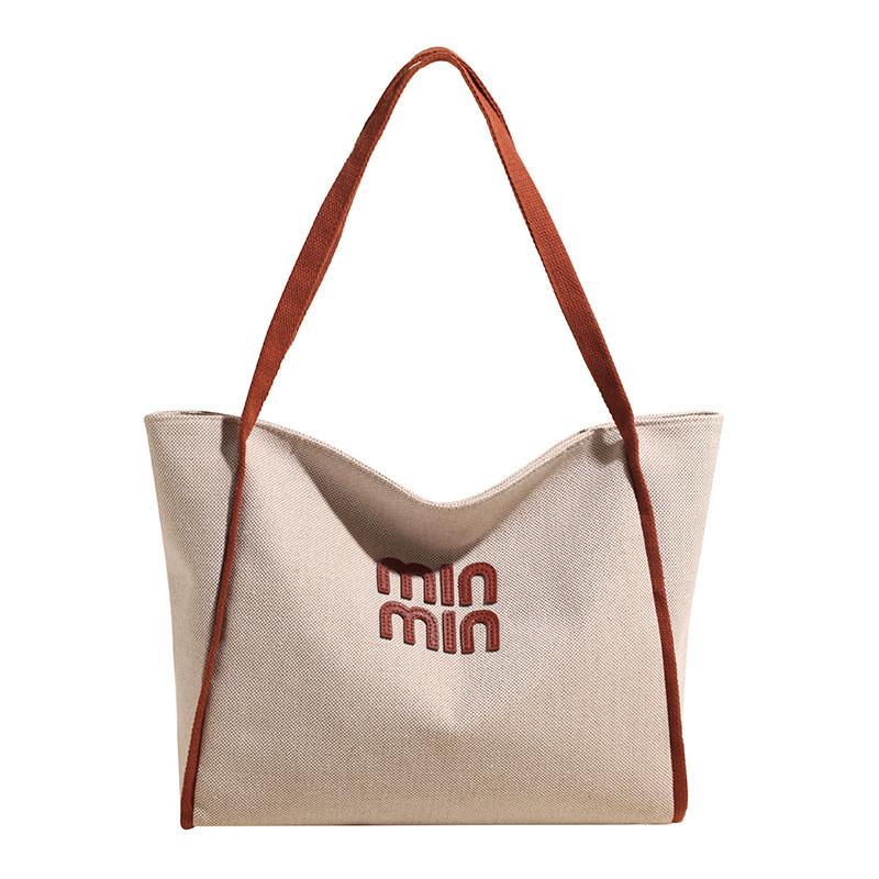 Stylish And Spacious Canvas Tote Bag For Women Ideal For Autumn Winter Casual Outings