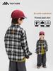Осень 2025 Клетчатая рубашка для мальчиков: Коллекция «Память из сказки»