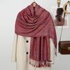 Hot-selling Cashew Fringed Jacquard Polyester Long Towel Air-conditioned Room with Warm Women's Shawl Scarf
