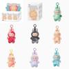 High Quality Monster Box Toy Heart Macaron A Seat Series PVC Pendant Doll Model Monster Replica Keychain Kid Plush Toys Birthday Gifts