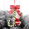 Christmas Decorations Santa Claus Snowman Small  Candy Cane Ornaments Christmas Tree Decoration Ornaments