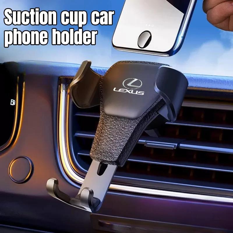 Автомобильный держатель для телефона с гравитационным зажимом, держатель для GPS-навигатора, установка на вентиляционное отверстие Для Lexus GS IS LS500h ES260 ES300h RX350h NX260 UX260 RZ450e