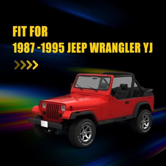 2x Front Turn Bumper Parking Signal Light Housing For 1987-1995 Jeep Wrangler YJ