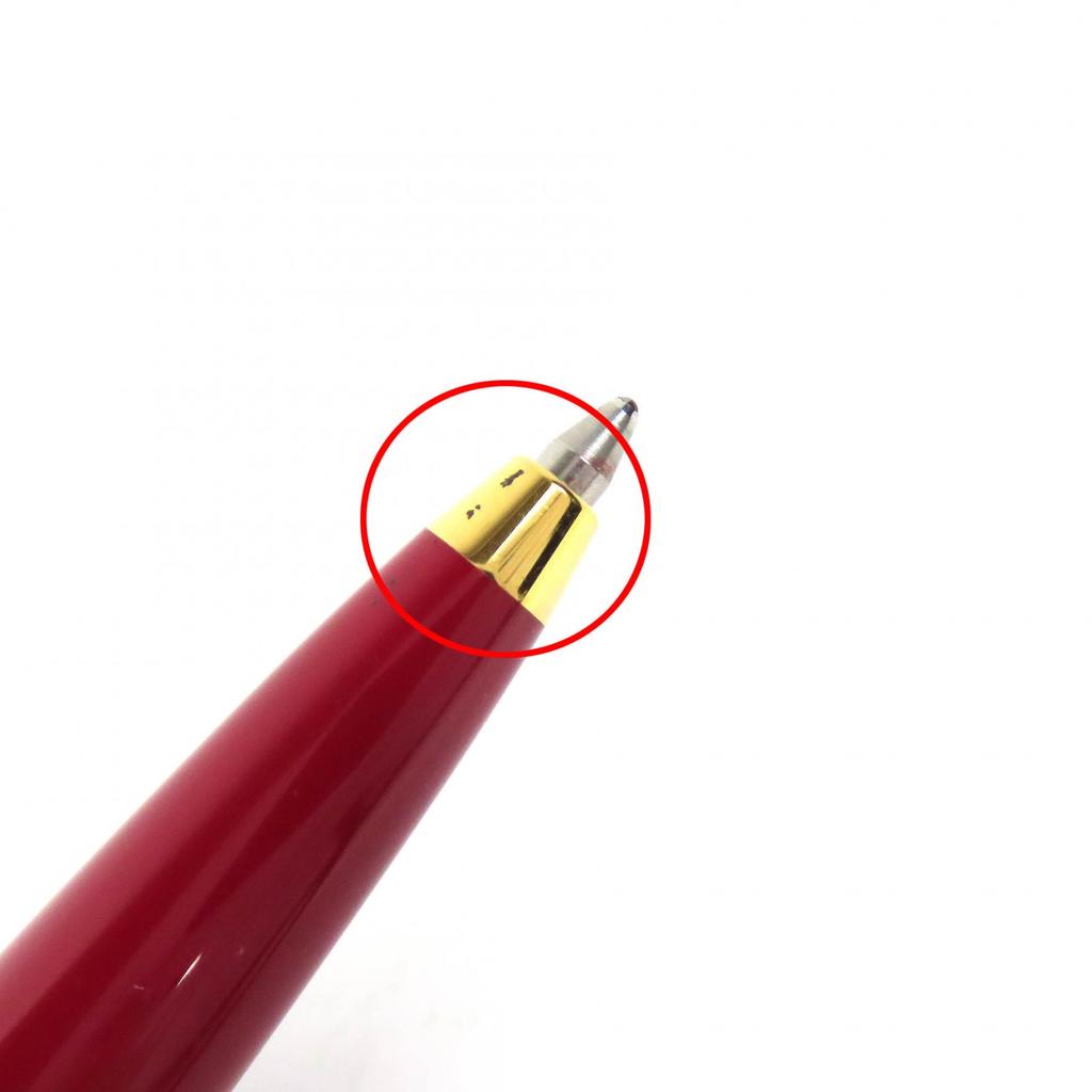 Great Cartier Ballpoint pen Diaboro de Cartier Twist type Bordeaux mens Used