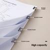 Yousheng Paper Clip Pusher Set, No Hole Punching Clip Dispenser, Lightweight PC Plastic Shell Multiple Colors Office School