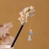 Handmade Flower Hair Sticks Ethnic Chinese Style Hair Chopsticks Winding Hairpin  for Disk Hair