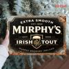 Винтажная металлическая жестяная вывеска Murphy Irish Stout Рустикальный декор для настенного искусства Эмблема короны Домашний бар Кафе Подарок