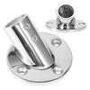 45 Degree Round Tube Base Hand Rail Railing Fitting 316 Stainless Steel Marine Boat