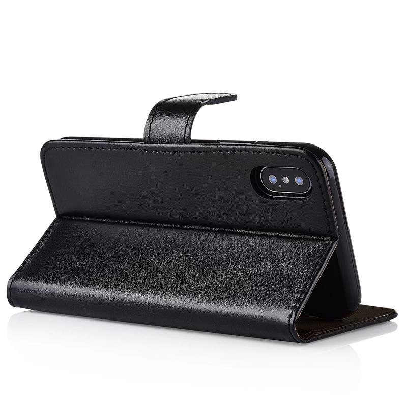 Fashion Solid Color Leather Flip Phone Case For iPhone 15 14 13 12 11 Pro Max X XR XS Max 7 8 14 15 Plus Wallet Book Cover