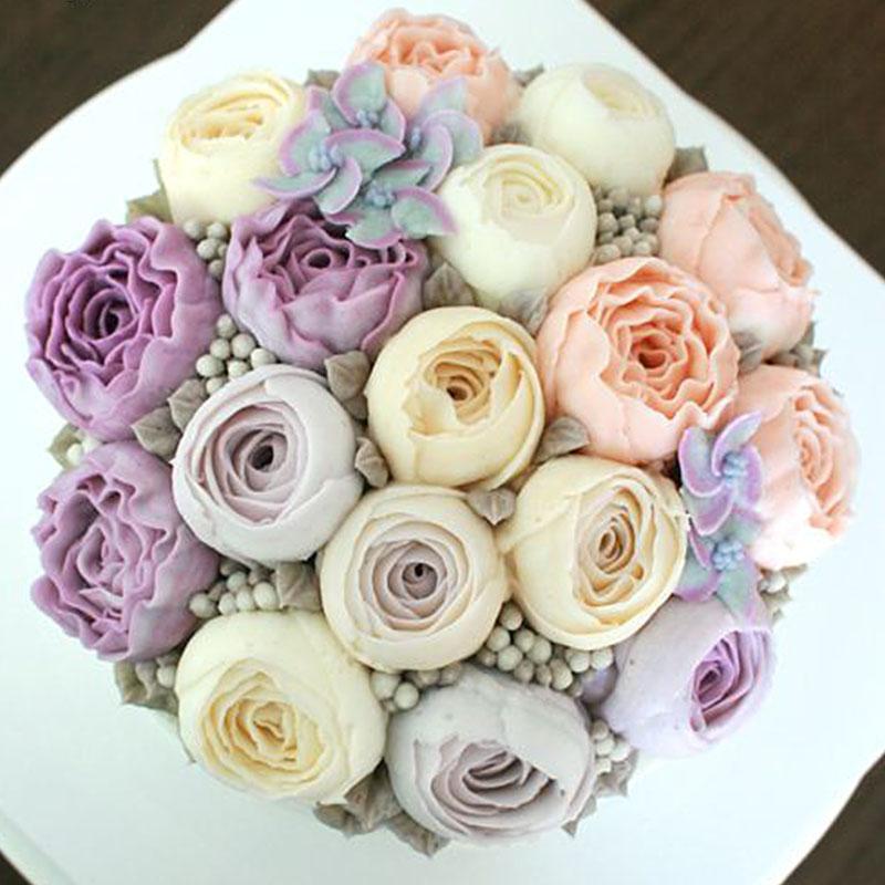 2pcs #120 Rose Petal Cream Piping Nozzles Pastry Fondant Icing Tips Baking Tools Cake Decorating Pastry Tube Decoration Tools