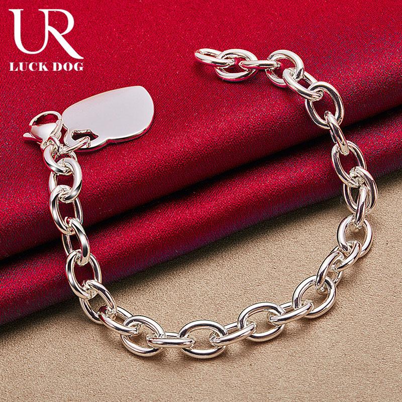 Браслет с подвеской в форме сердца из стерлингового серебра 925 пробы, модные свадебные украшения