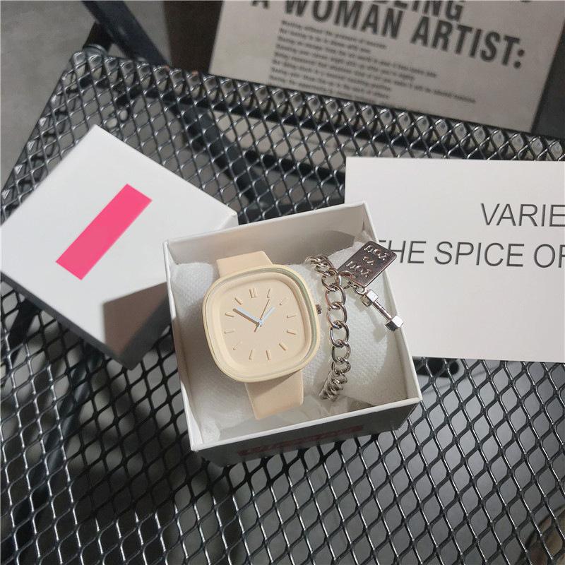 UTHAI BK124 Модные женские часы, простые силиконовые кварцевые часы — лучший выбор для подарка женщине