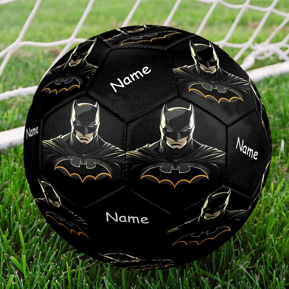 Custom Name Batman Theme Size 5 Soccer Ball, Suitable for Both Indoor and Outdoor Matches, a Gift Suitable for Everyone.