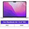 Screen Protector for MacBook Air 11.6 Air 13 Air 13.6 Air 15.3 M1 M2 Pro 12 Retina A1534 A1931 Pro 13 Pro 14 Pro 15 Pro 16 HD Soft Protective Film