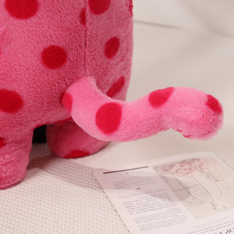 Cute Cartoon Polka Dot Cat Long Pillow Bedside Sofa Cushion Girl Doll Sleeping Office Lunch Break Pillow