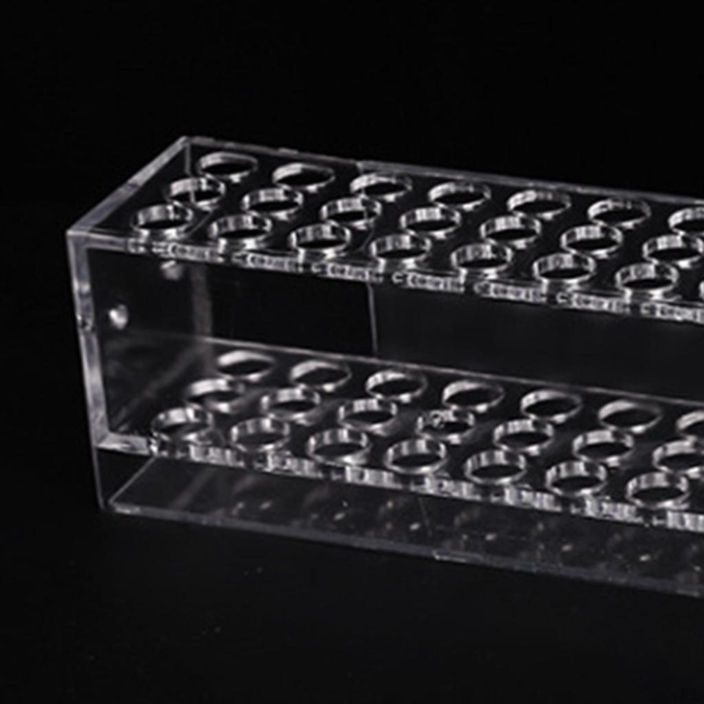 Прозрачный держатель подставки для ручки для стола с несколькими слотами Прочная прочная многофункциональная кисточка для макияжа