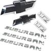 Для 2015- Suburban LTZ Хромированные Черные Эмблемы Bowtie Буквы