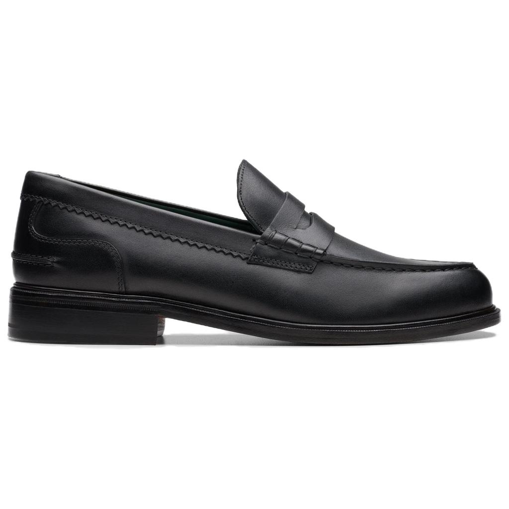 Clarks Кожаные Мокасины Слипоны Мужские кроссовки Черный 26178569