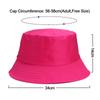 Summer Cotton Casual Fisherman Cap Candy Color Bucket Hat Sun Caps