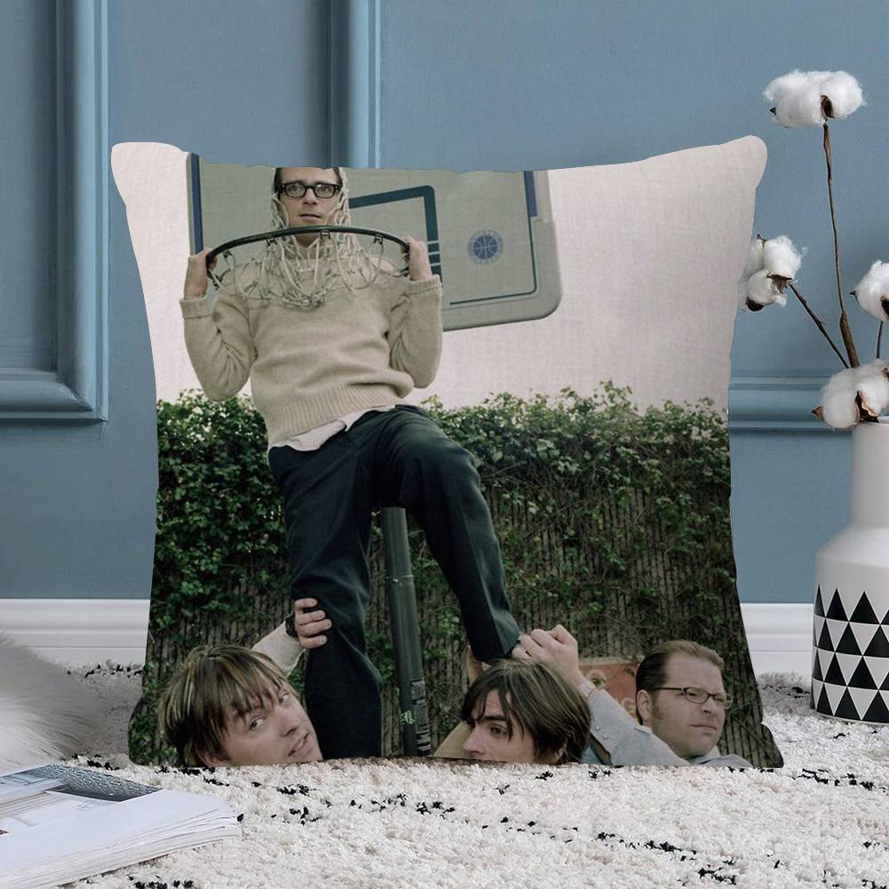 Weezer Музыкальная Группа Офисная Подушка Наволочка Автомобильная Подушка ЧехолXCM Подушка под Пояс Диванная Подушка Чехол