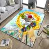 hero With Sword Kick Office Rug Chair Mat, Game Carpet, Suitable for Front Door, Bedroom, Living Room, Desk, Holiday Gift