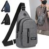 Мужская многофункциональная износостойкая нагрудная сумка через плечо: Путешествия на открытом воздухе, Повседневный спорт, Сумка-рюкзак через плечо