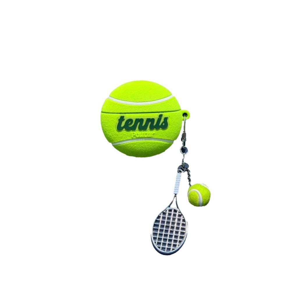 Flocking tennis AirPods1 for Apple Bluetooth wireless headset cover 1/1 generation AirPods pro1 silicone