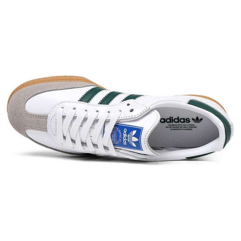 adidas Кроссовки унисекс Samba OG White Collegiate Green Gum Cloud-White IE3437
