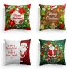 Наволочки с рождественской тематикой Аксессуары для автомобиля Офис Санта-Клаус Гостиная Диван Домашние наволочки