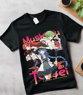Mushoku Tensei Рокси Мигурдия Футболка Реинкарнация безработного Аниме Футболка подарок