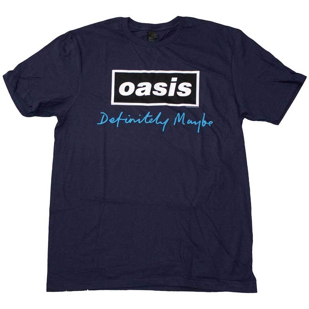 Футболка с текстовым логотипом Oasis Definitely Maybe