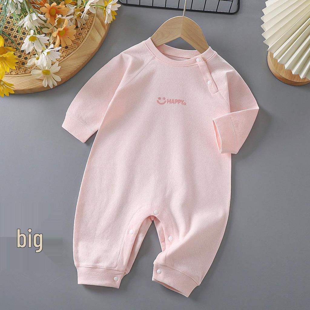 Unisex Pure Cotton Long Sleeve Onesie for Newborns - Spring/Autumn