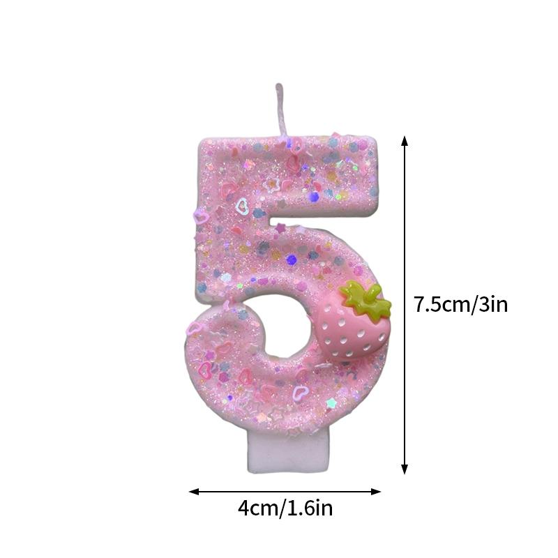 Креативные розовые свечи в форме рыбьего хвоста для украшения торта на день рождения, симпатичная розовая цифровая свеча в виде бабочки для украшения дня рождения, свадьбы