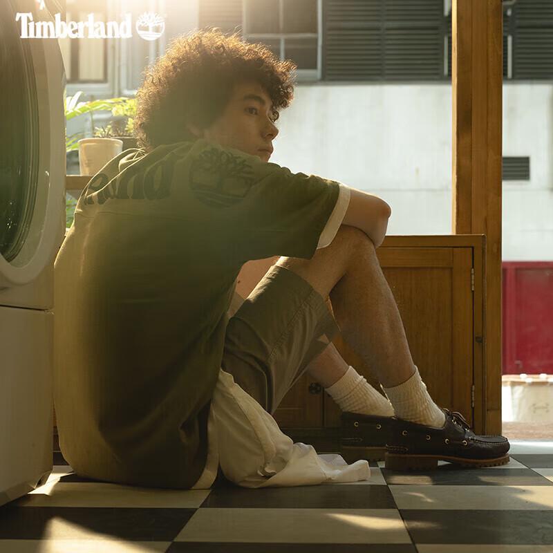 Мужские кожаные лоферы Timberland ручной работы