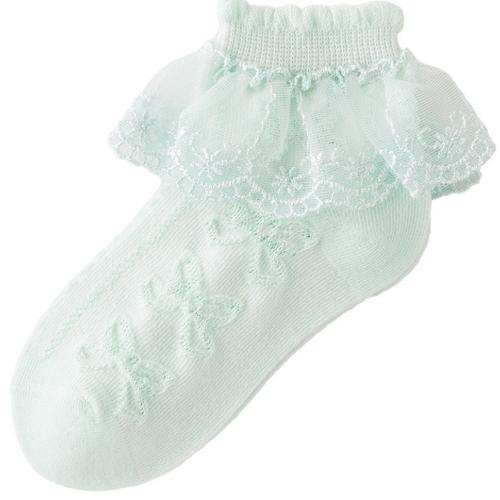 Детские хлопковые носки для девочек, однотонные детские носки для девочек, кружевные модные мягкие красивые детские носки для малышей, новинка лета