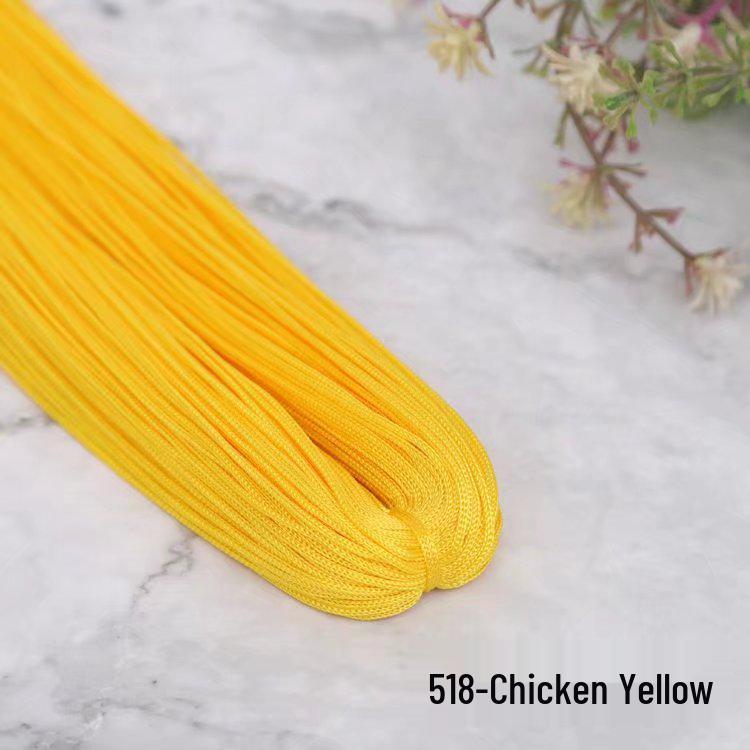 1mm Fine Ice Silk Crochet & Knitting Thread – Ideal for DIY Bags, Sandals, or Summer Hats
