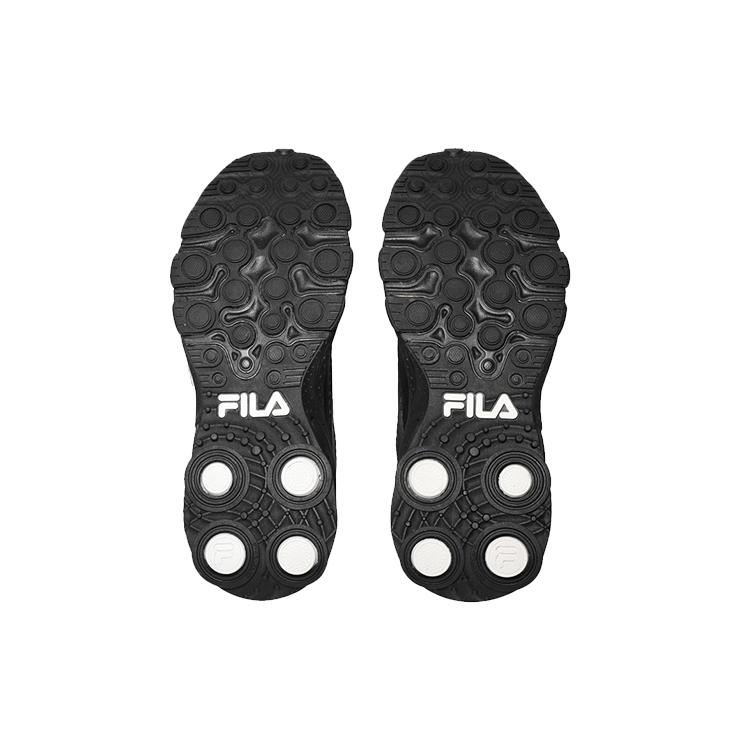 Fila Bubble TR Текстиль, Синтетическая кожа Низкие повседневные кроссовки Унисекс Черный Корейский стиль 1RM01574D_001