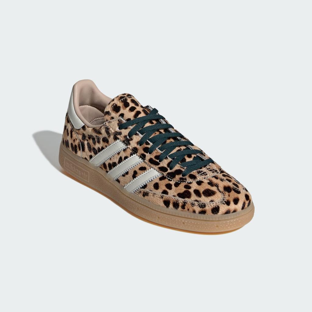 adidas Leopard Print Handball Spezial KI6678 Unisex Originals Sneakers Magic Beige / Ivory / Aurora Ivy
